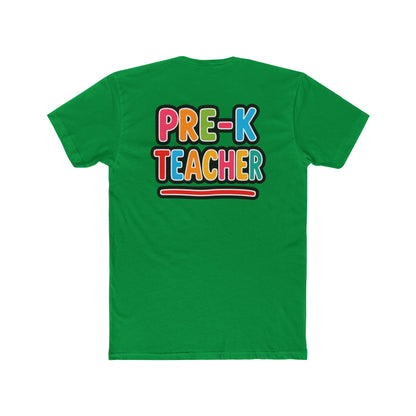 Pre-K Teacher T-Shirt — Colorful Retro Kids Classroom Tee