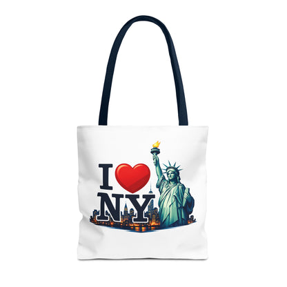 I  NY Statue of Liberty Tote Bag — New York City Souvenir Canvas Tote