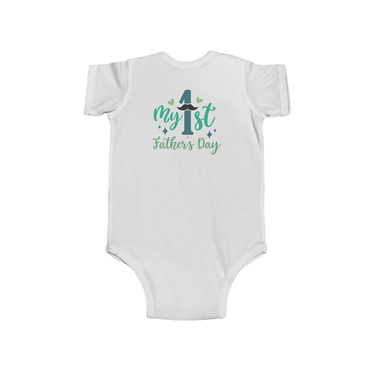 Baby Bodysuit — "My 1st Father's Day" Newborn Onesie, First Father's Day Gift