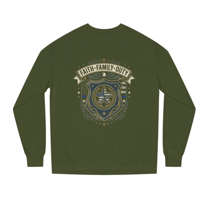 Faith • Family • Duty Badge Sweatshirt