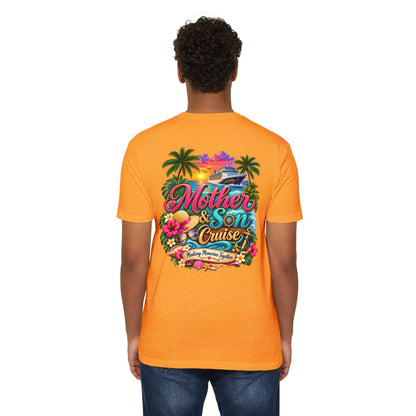 Mother & Son Cruise T-Shirt — Tropical Family Vacation Graphic Tee