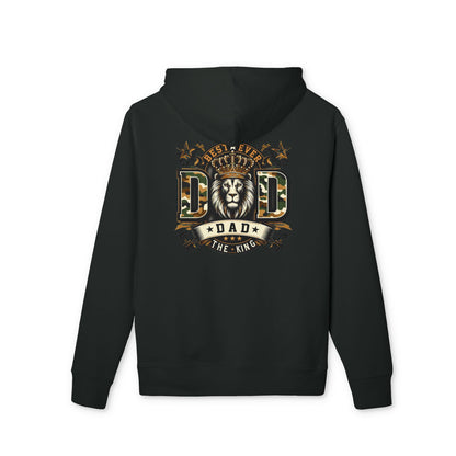 Dad The King Lion Hoodie — Father's Day Vintage Crest Sweatshirt