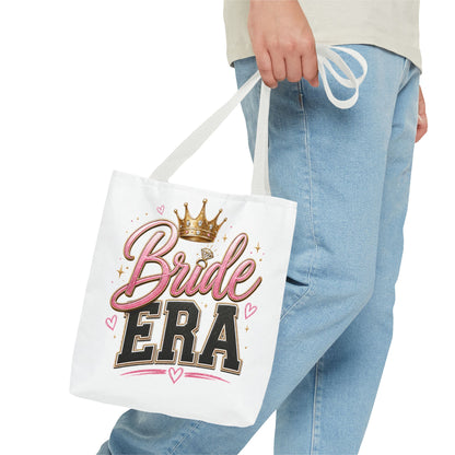 Bride Era Tote Bag — Bachelorette Bride Crown Tote for Bridal Shower & Wedding Weekend