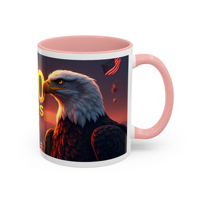 250 Years 1776–2026 Eagle Coffee Mug — Patriotic Anniversary 250th USA Celebration