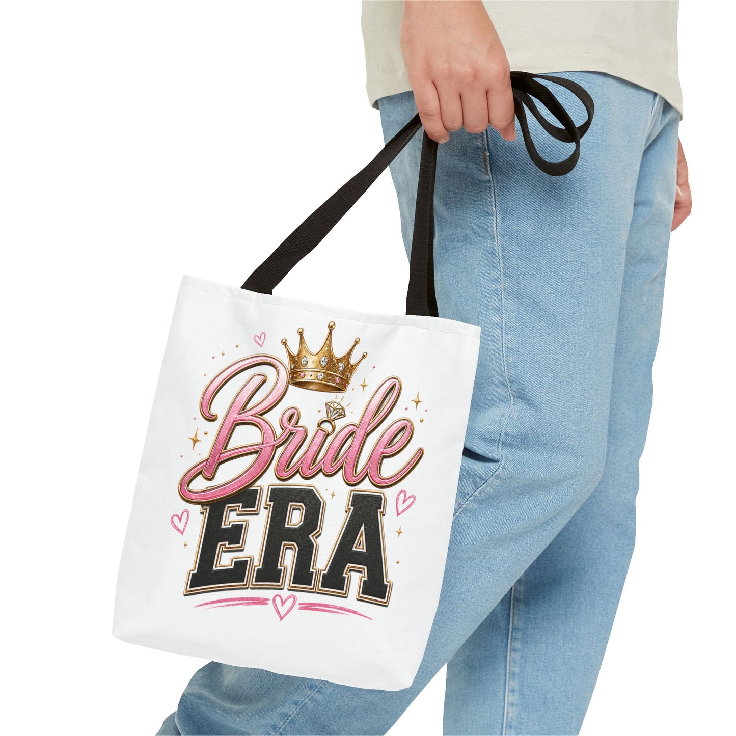 Bride Era Tote Bag — Bachelorette Bride Crown Tote for Bridal Shower & Wedding Weekend