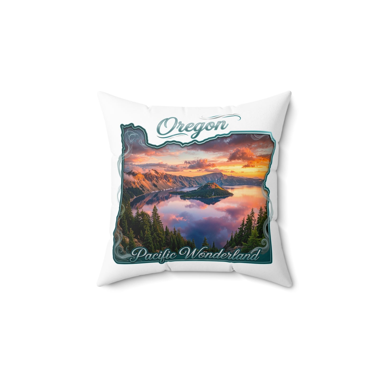 Spun Polyester Square Pillow