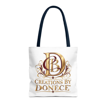 Creations by Donece Gold Logo Tote