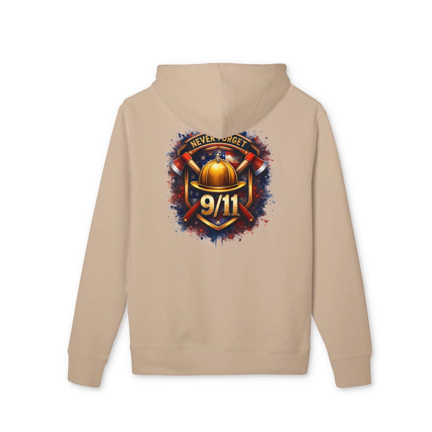9/11 Never Forget Firefighter Tribute Hoodie