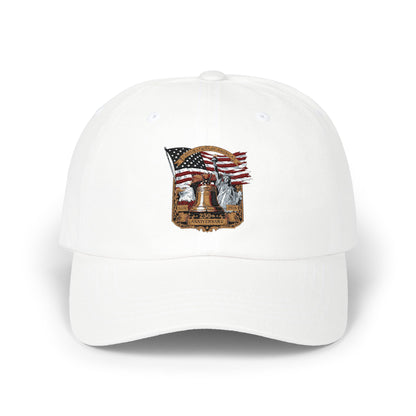 Liberty Bell Dad Cap — American Flag Embroidered Baseball Hat