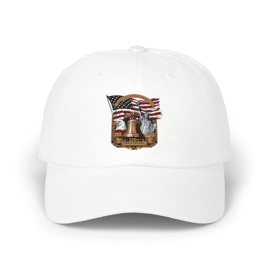 Liberty Bell Dad Cap — American Flag Embroidered Baseball Hat