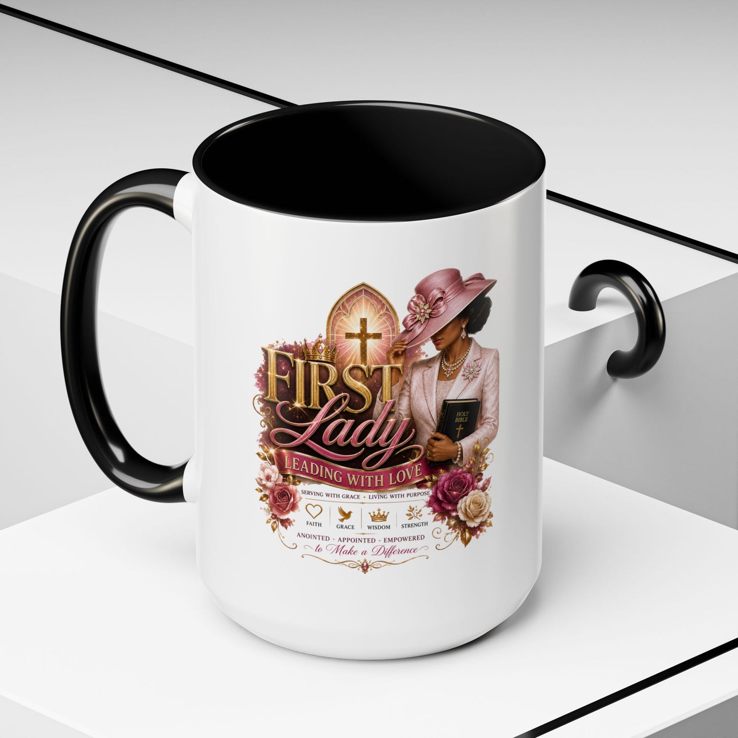 First Lady Church Coffee Mug — Inspirational Faith & Sunday Best Design