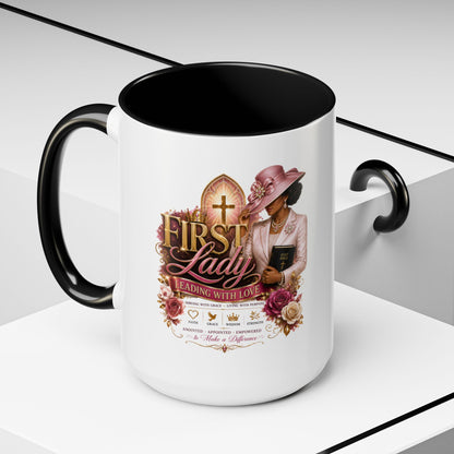 First Lady Church Coffee Mug — Inspirational Faith & Sunday Best Design