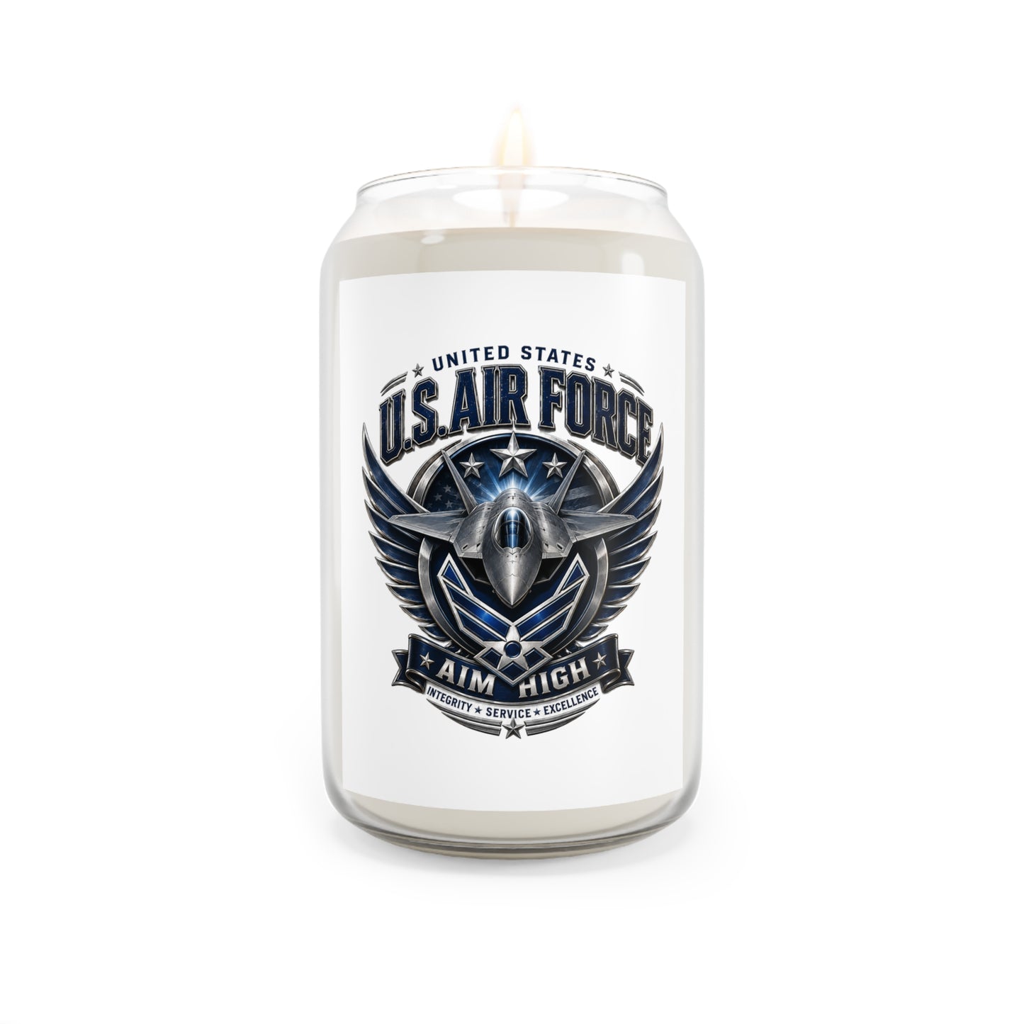 U.S. Air Force 'Aim High' Soy Candle — 13.75 oz Scented Jar