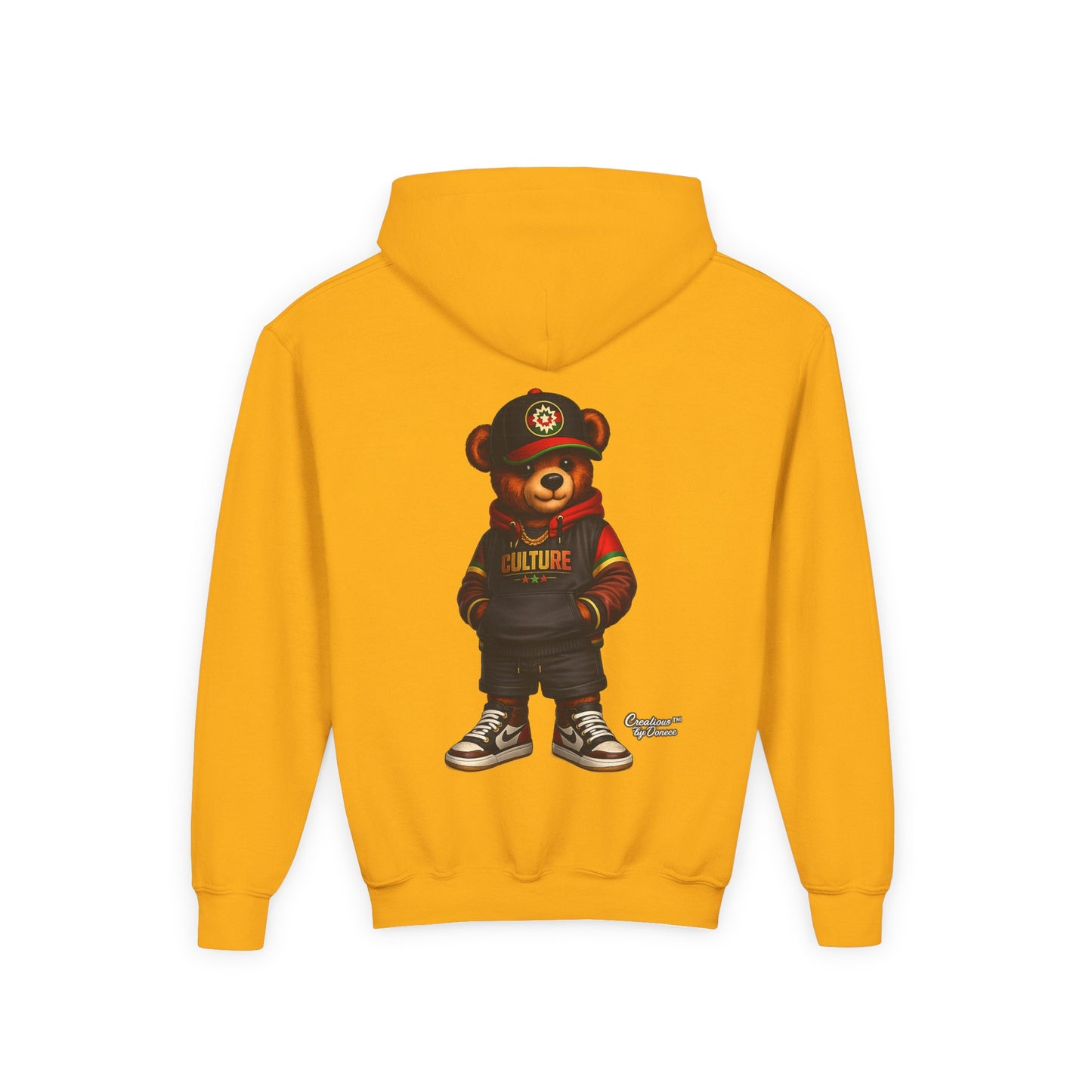 Kids Bear Hoodie — Streetwear Teddy Graphic Sweatshirt