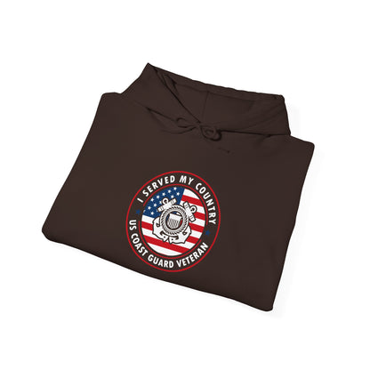 I Served My Country US Coast Guard Veteran Hoodie