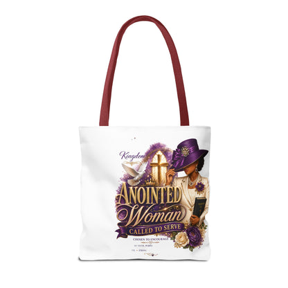 Anointed Woman Tote Bag – 'Called to Serve' Faithful Church Purse