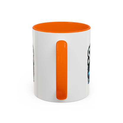 Senior Year Loading 2027 Accent Coffee Mug — Graduation Gift Cup (11/15oz)