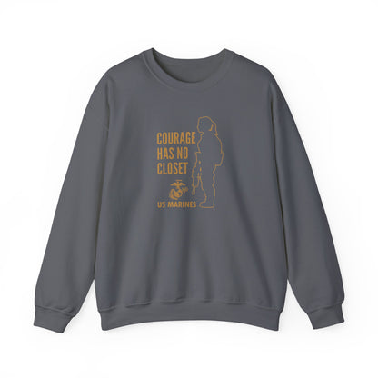 Courage Has No Closet US Marines Crewneck Sweatshirt