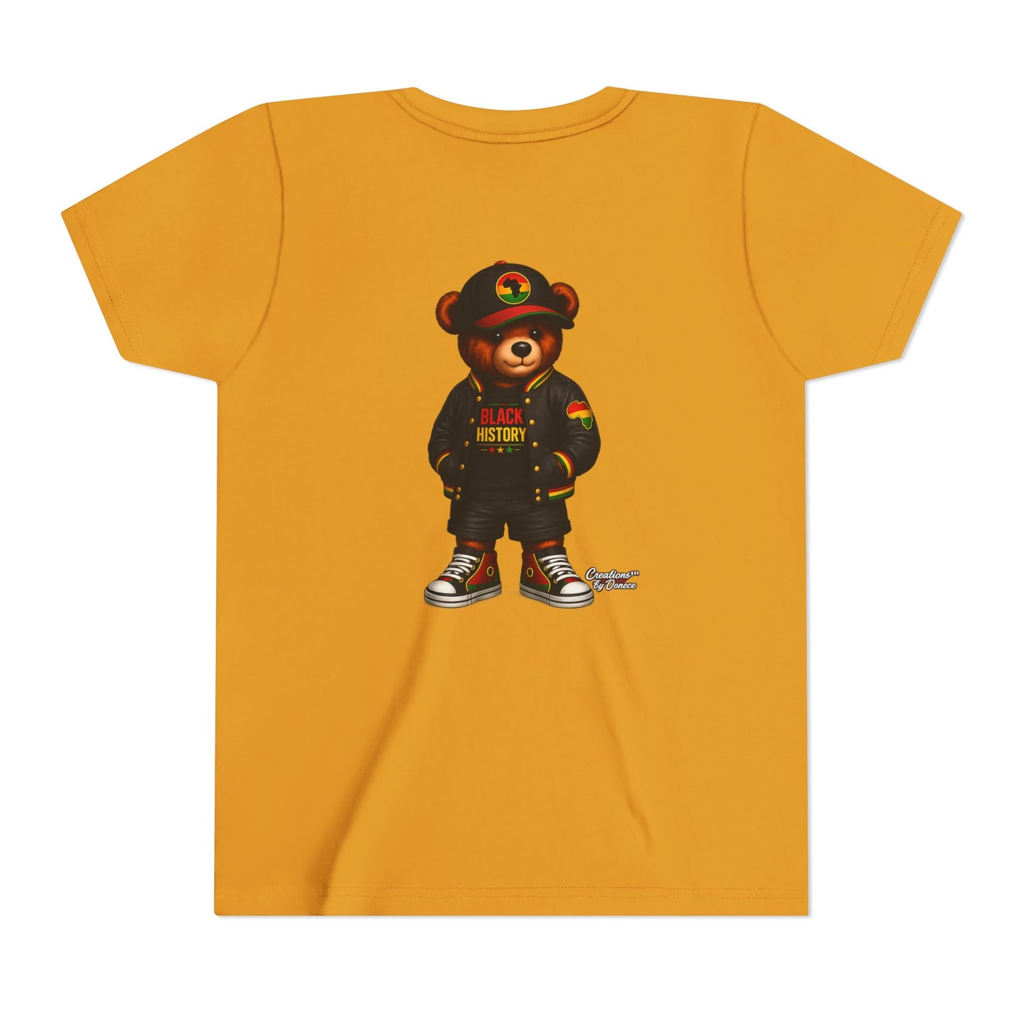 Kids 'Black History' Streetwear Bear Tee