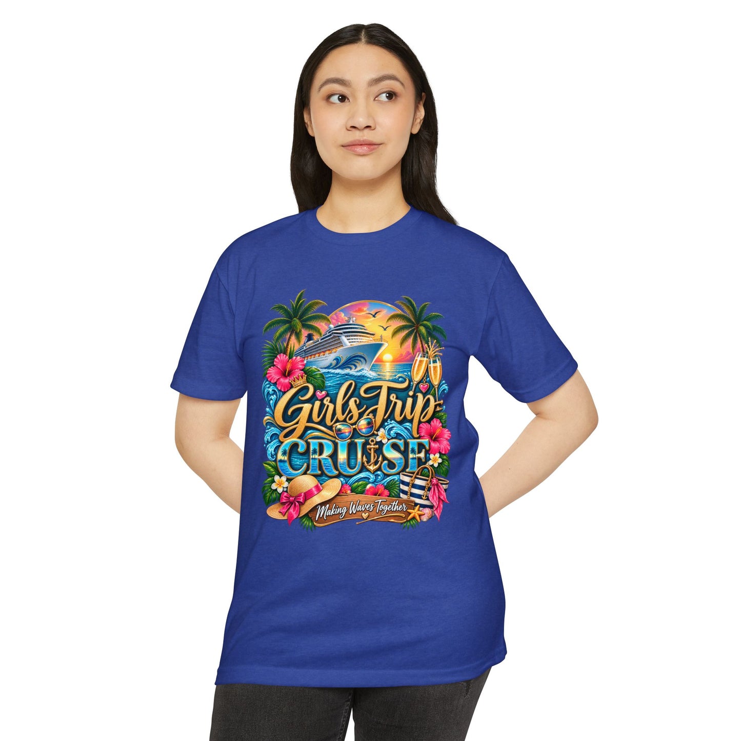 Girls Trip Cruise T-Shirt — Tropical Vacation Graphic Tee