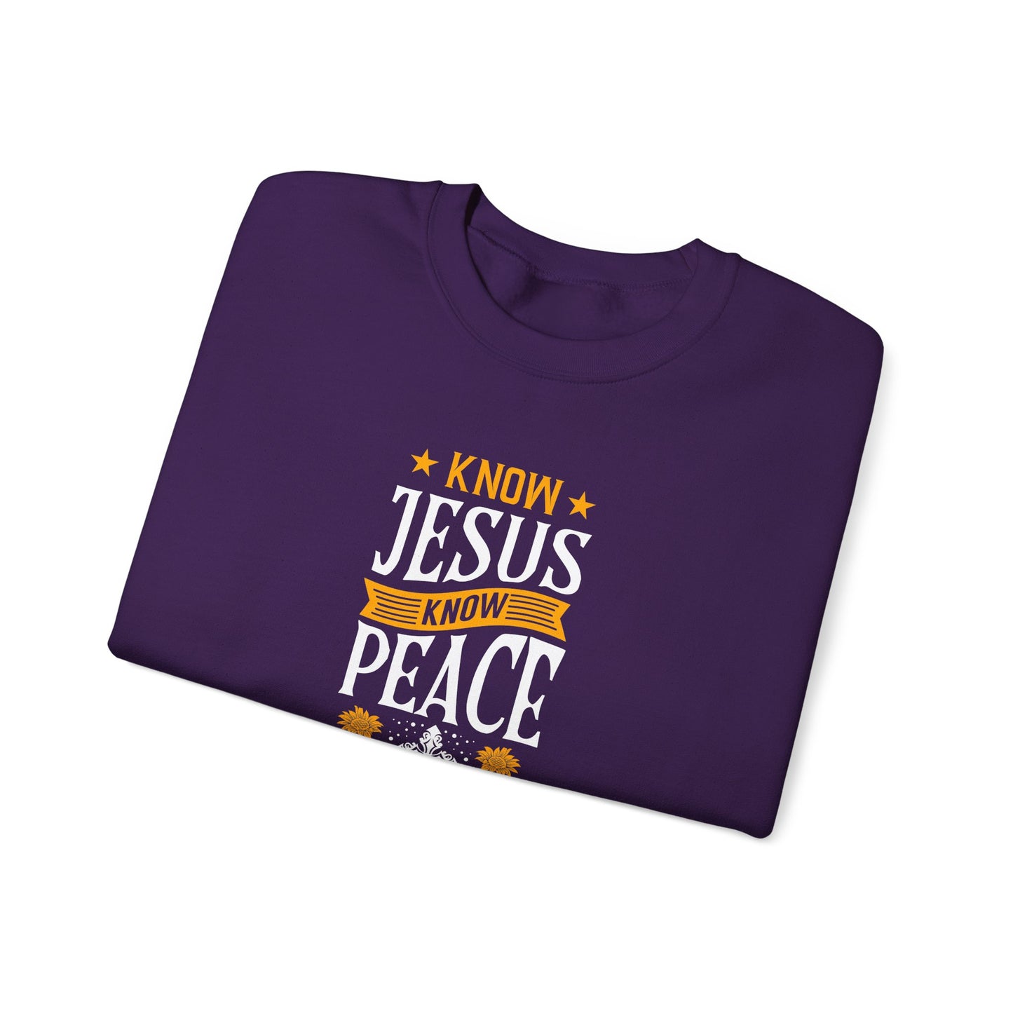Know Jesus Know Peace Sweatshirt