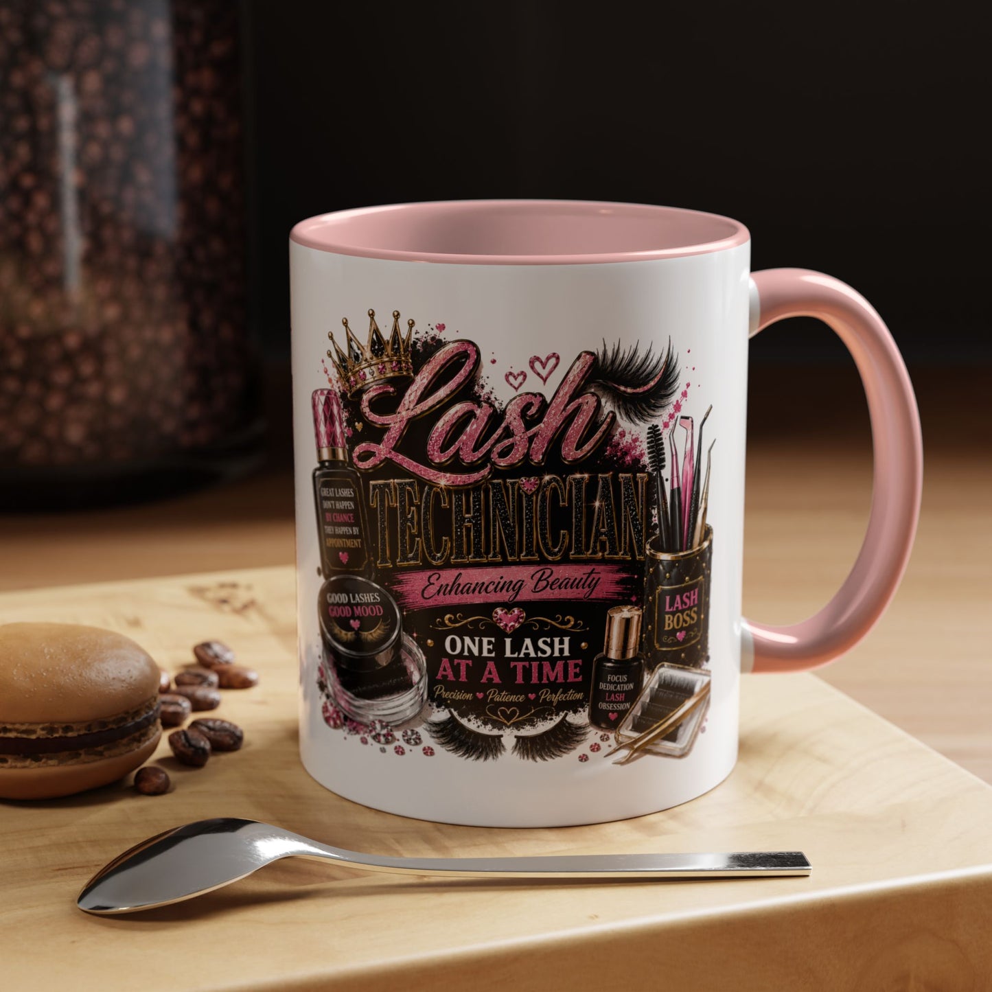 Lash Technician Coffee Mug — "Lash Technician: One Lash at a Time" Accent Mug