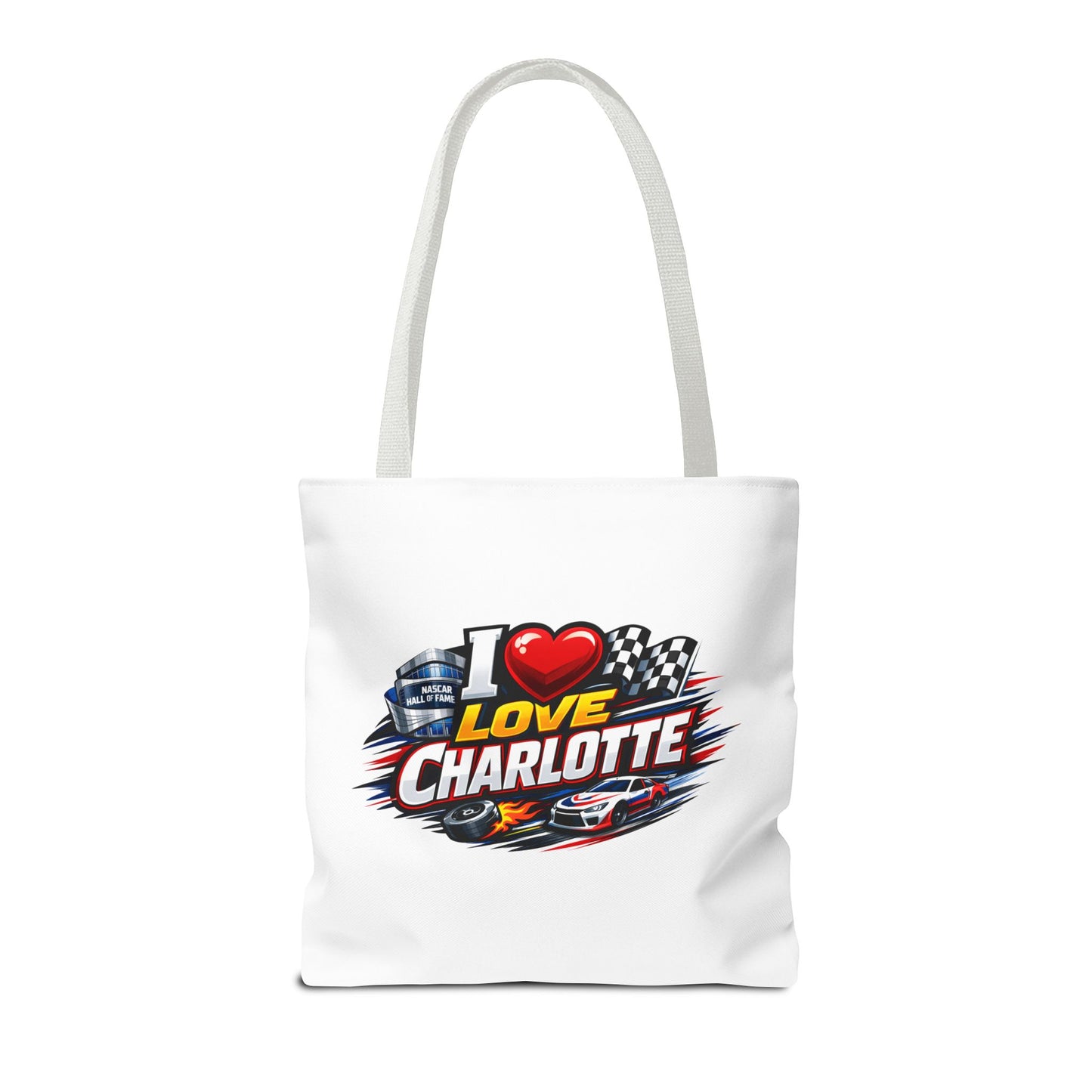 I Love Charlotte Racing Tote Bag