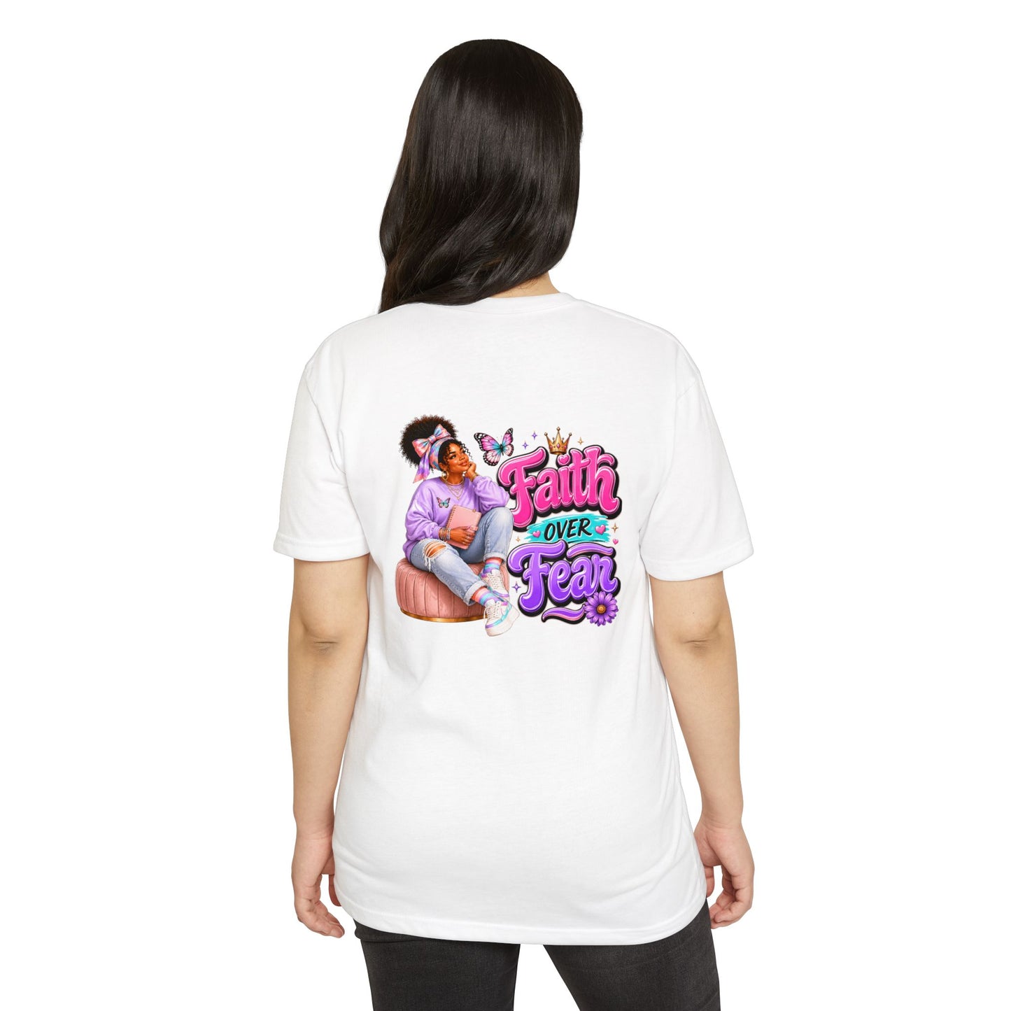 Faith Over Fear T‑Shirt — Inspirational Christian Graphic Tee