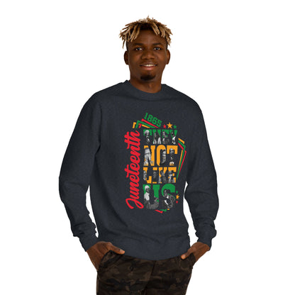 Juneteenth Crewneck Sweatshirt — 'Not Like Us' Black History Celebration
