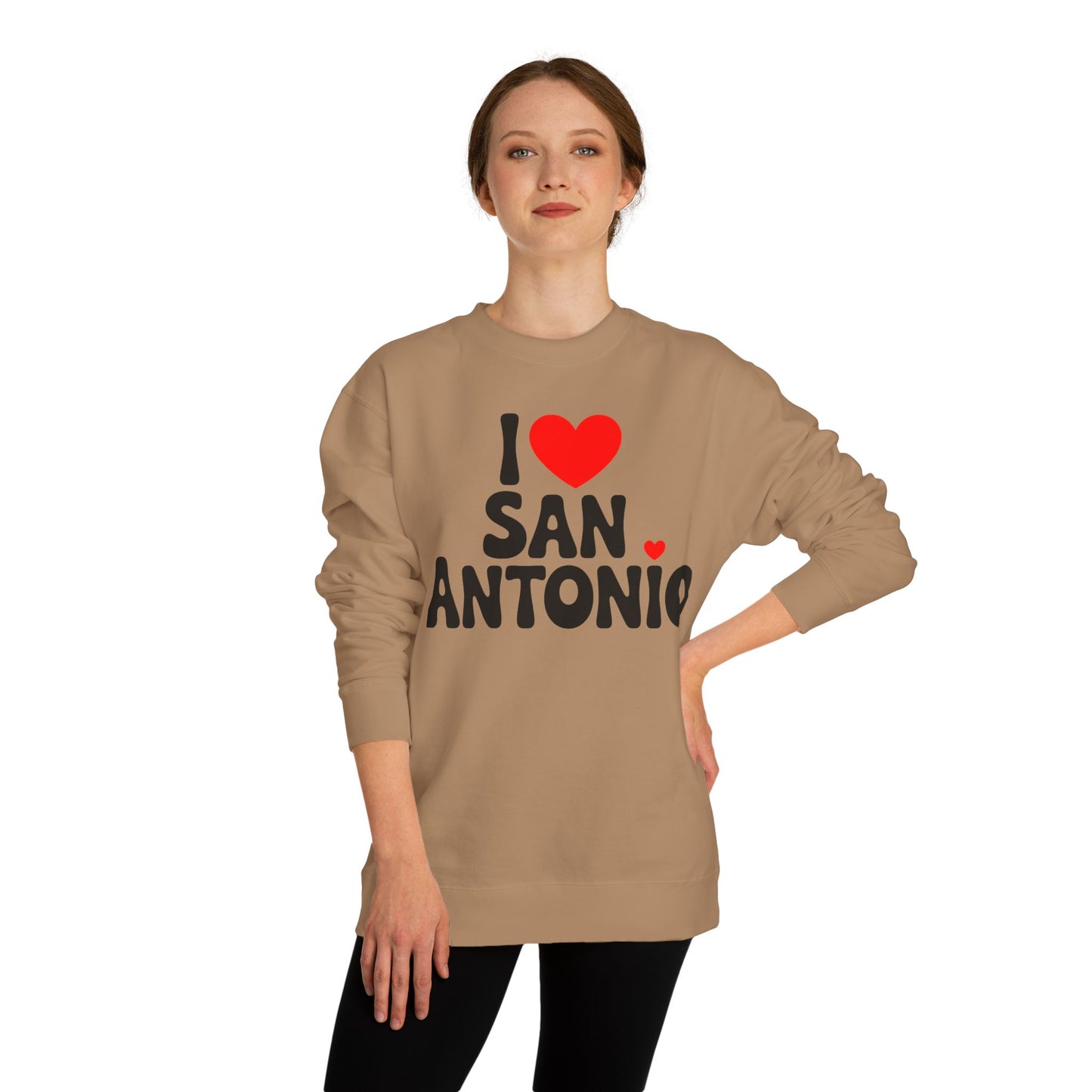 I Heart San Antonio Sweatshirt — Cute City Pride Crewneck
