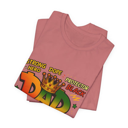 Dad Crown Graphic Tee — "DAD" with Crown | Proud Provider, Protector & Man of God