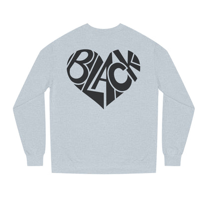 Black Heart Crewneck Sweatshirt
