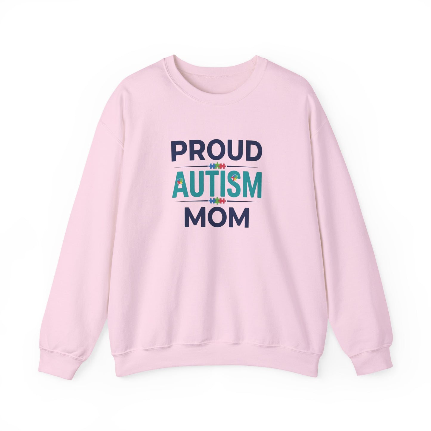 Proud Autism Mom Crewneck Sweatshirt