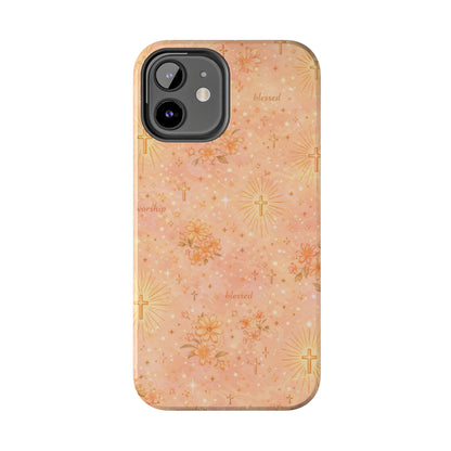 Blessed in Grace Phone Case | Christian floral iPhone Case