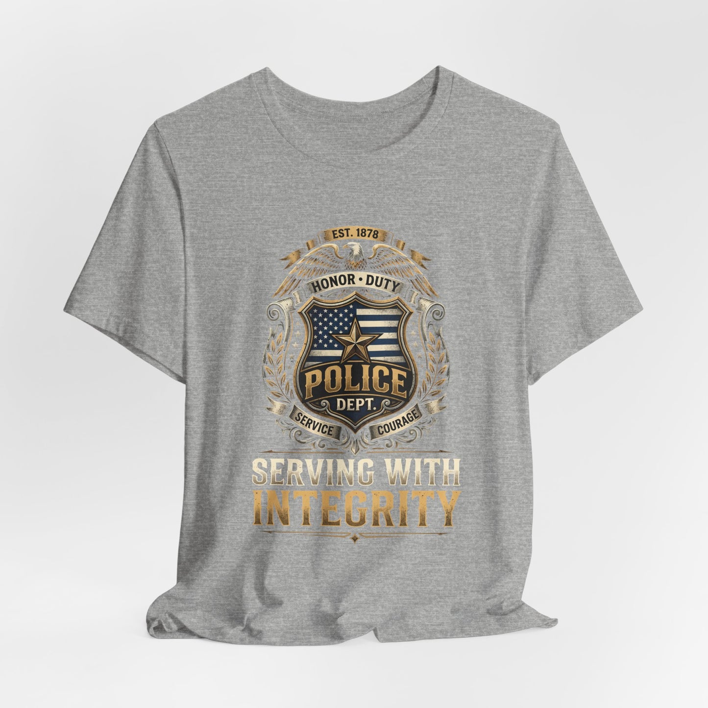 Police Badge 'Serving With Integrity' T-Shirt
