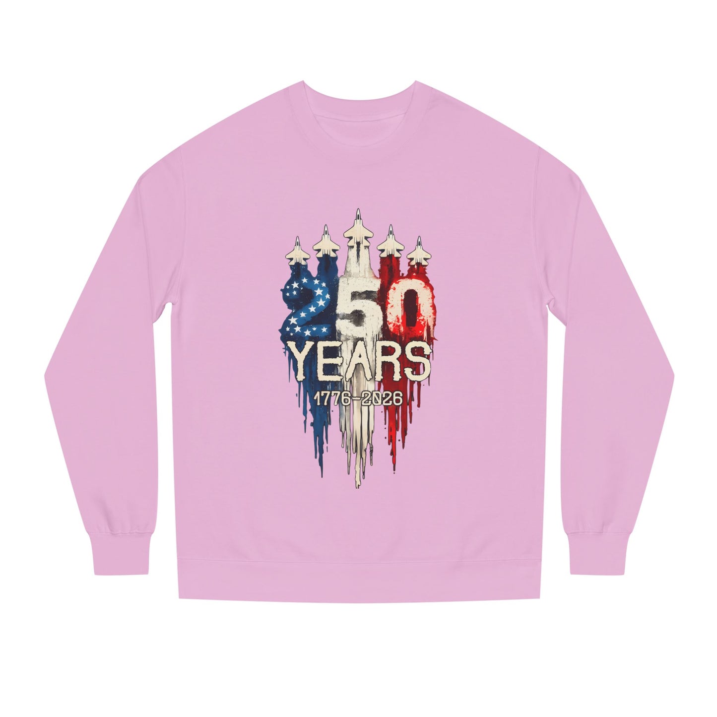 50 Years Anniversary Sweatshirt — Patriotic USA Flag Design (1971–2021)