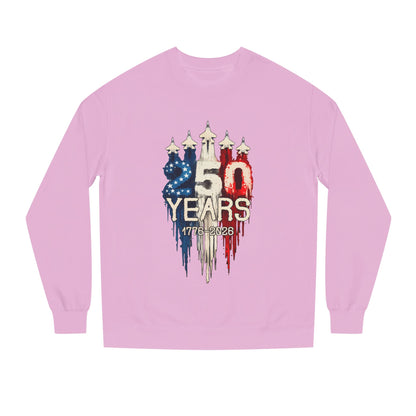 50 Years Anniversary Sweatshirt — Patriotic USA Flag Design (1971–2021)