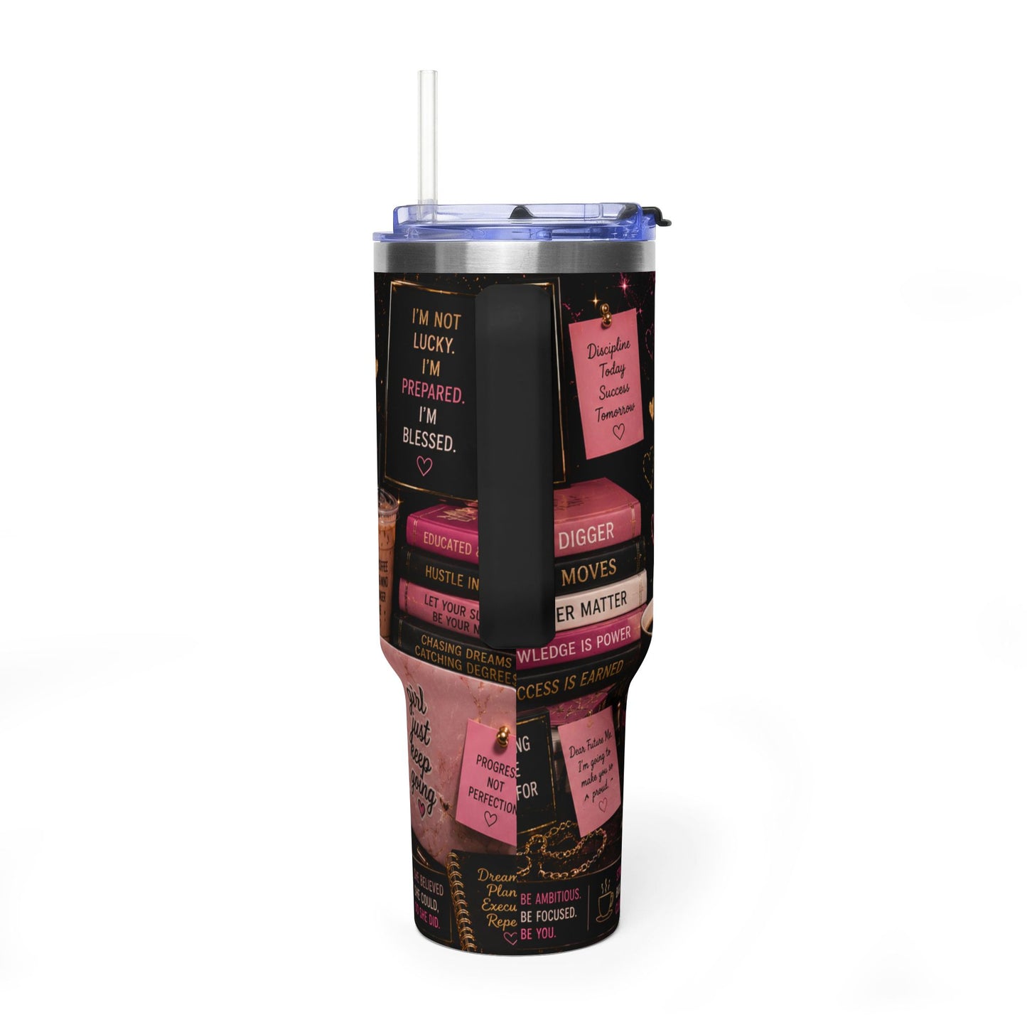 Coffee, Confidence & Degrees 40oz Vacuum Tumbler
