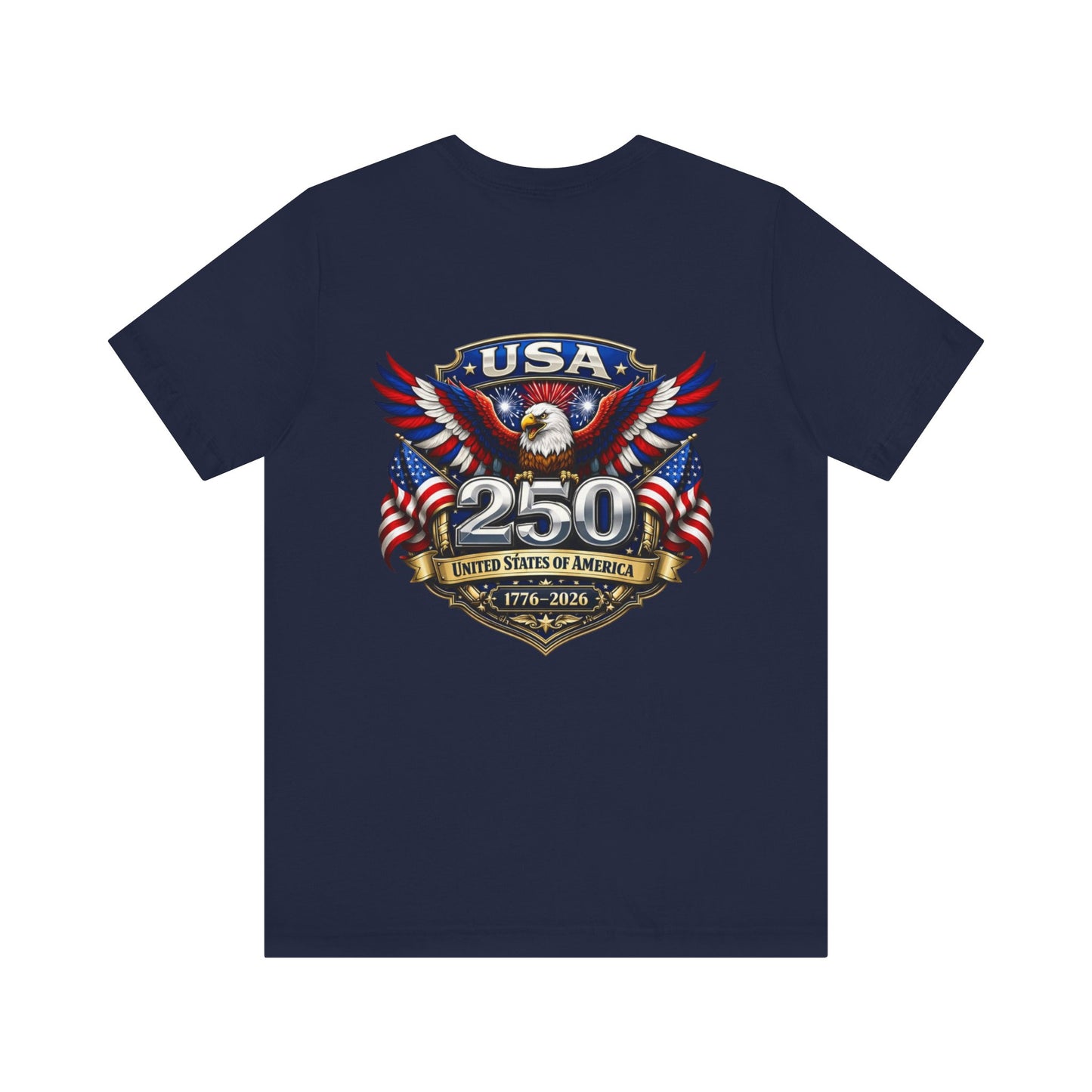 USA 250th Anniversary Eagle T-Shirt — 1776–2026 Patriotic Flag Tee