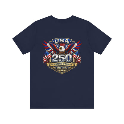 USA 250th Anniversary Eagle T-Shirt — 1776–2026 Patriotic Flag Tee