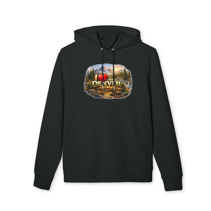 Denver Scenic Hoodie - I  Denver Mountain Landscape Pullover