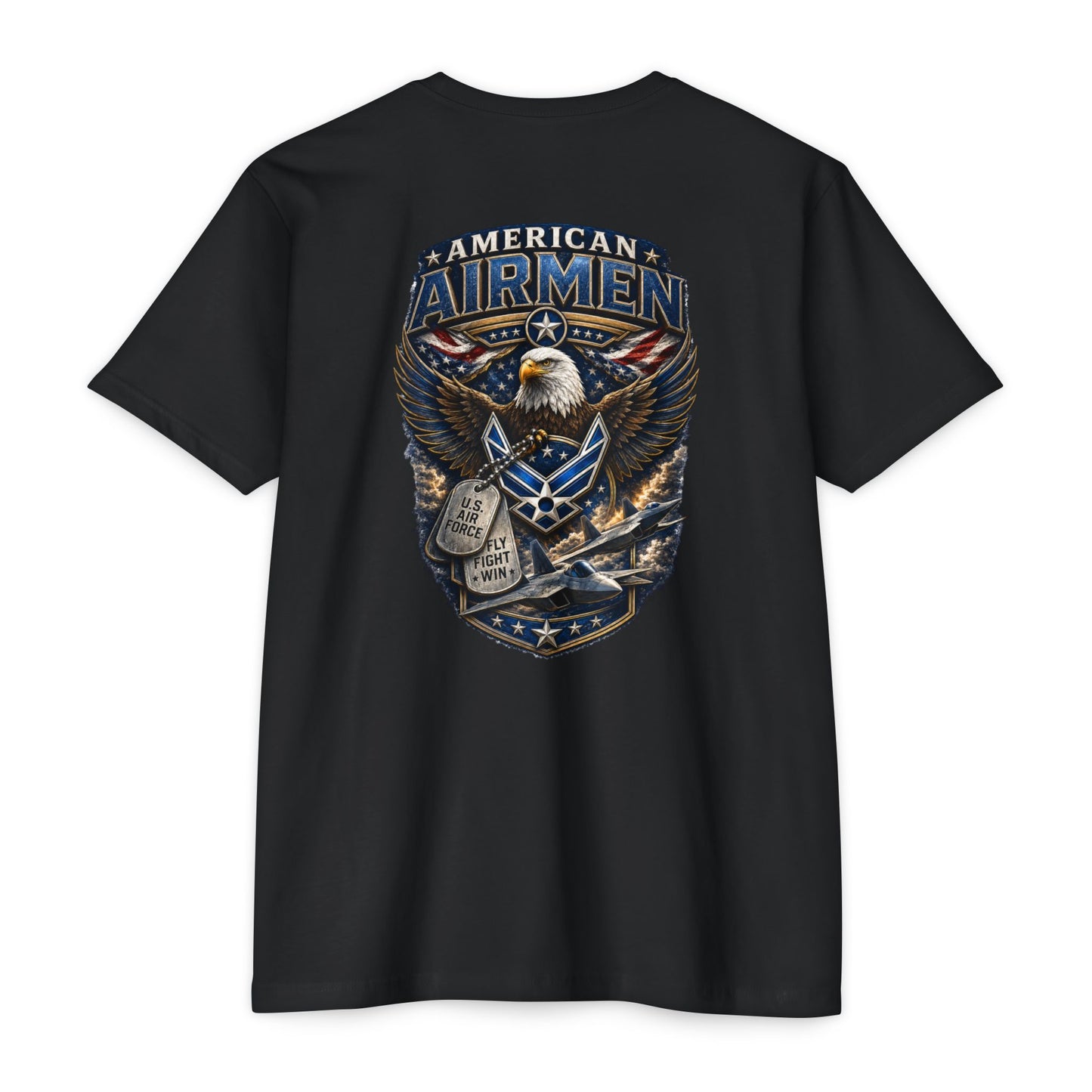 American Airmen Eagle T-Shirt — Patriotic USA Air Force Graphic Tee