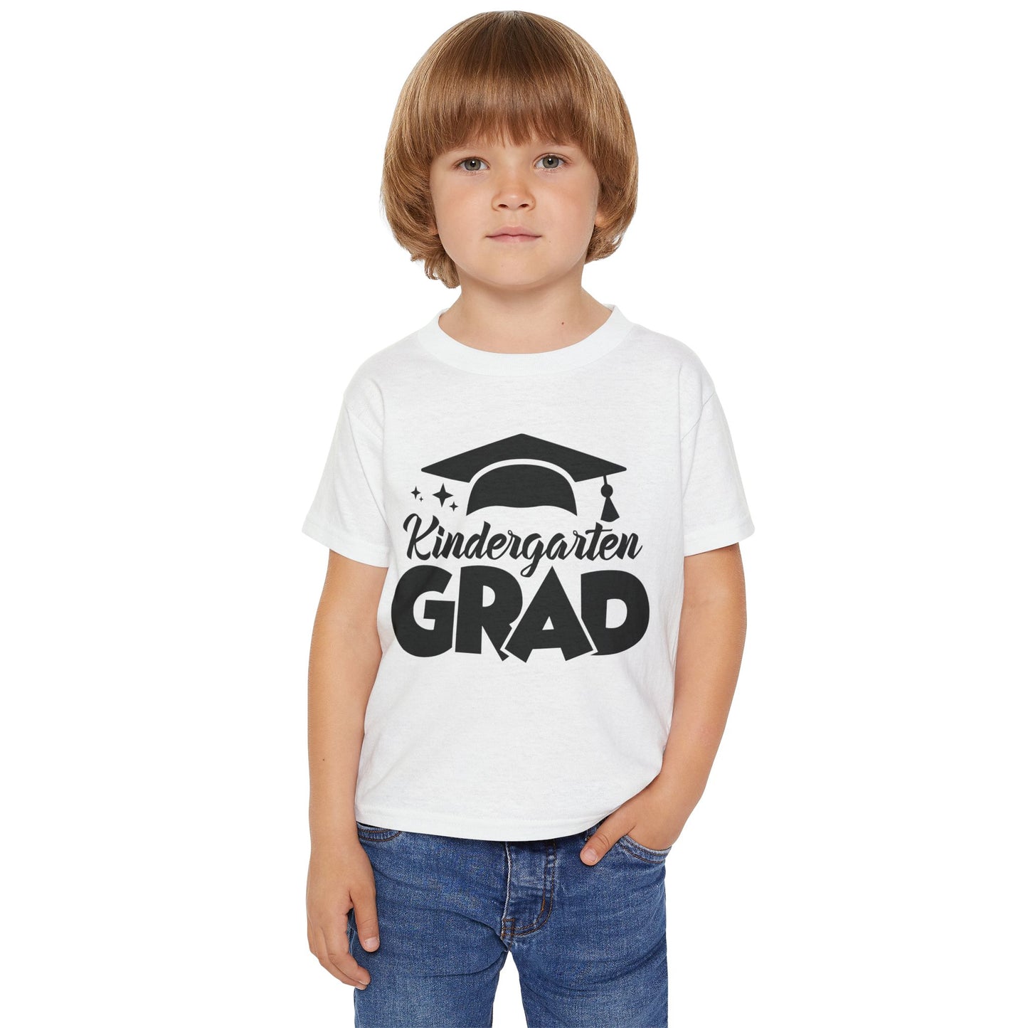 Kindergarten Grad Toddler T-Shirt — Cute Graduation Cap Design