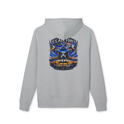 Air Force Skull Hoodie — U.S. Air Force Wings Military Tribute Pullover