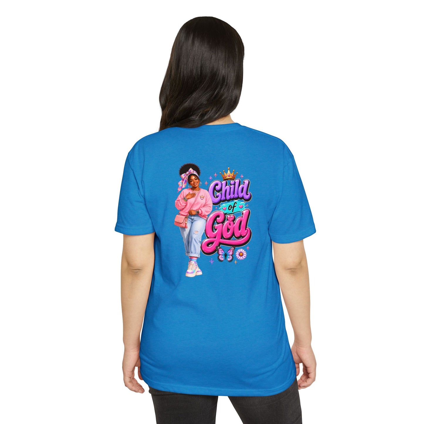 Child of God T-Shirt — Cute Pink Faith Graphic Tee for Girls