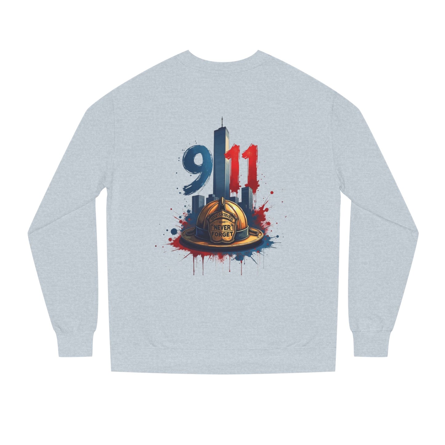 9/11 Memorial Sweatshirt – Firefighter Tribute Crewneck