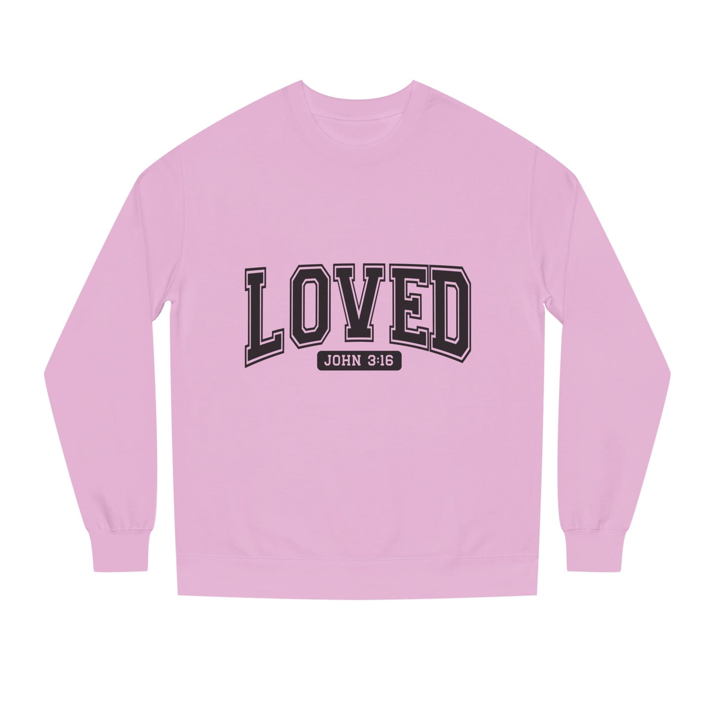 Loved John 3:16 Sweatshirt — Christian Faith Crewneck