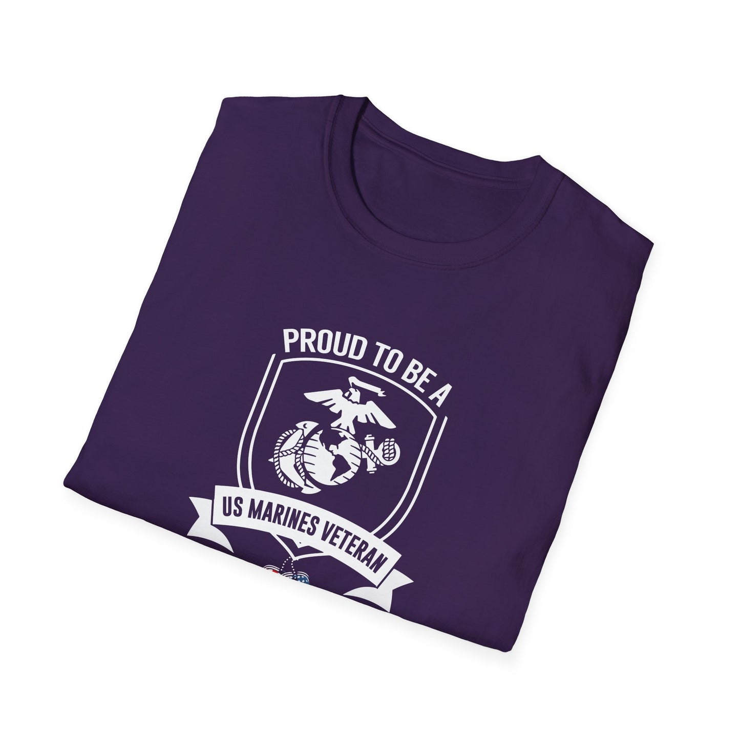Proud to Be a Us Marines Veteran T-Shirt
