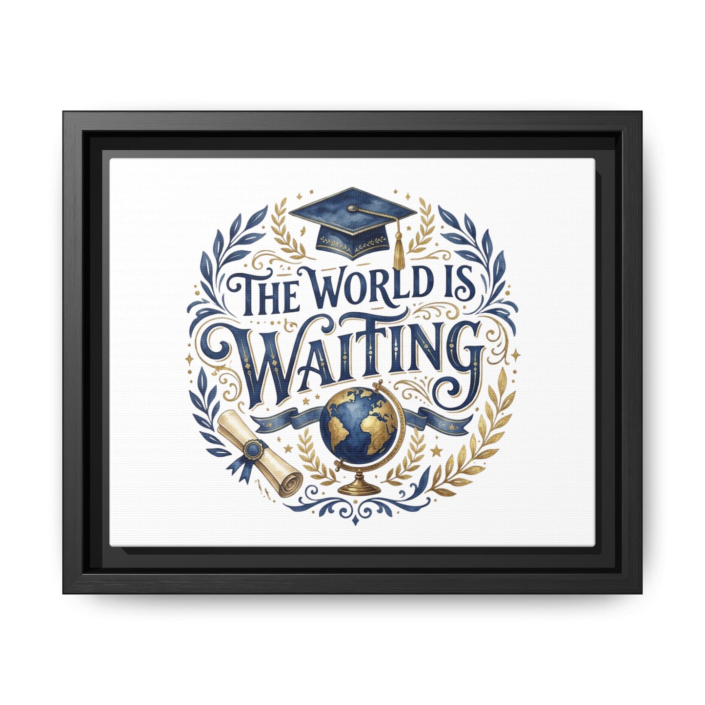 Matte Canvas, Framed (Multi-color)