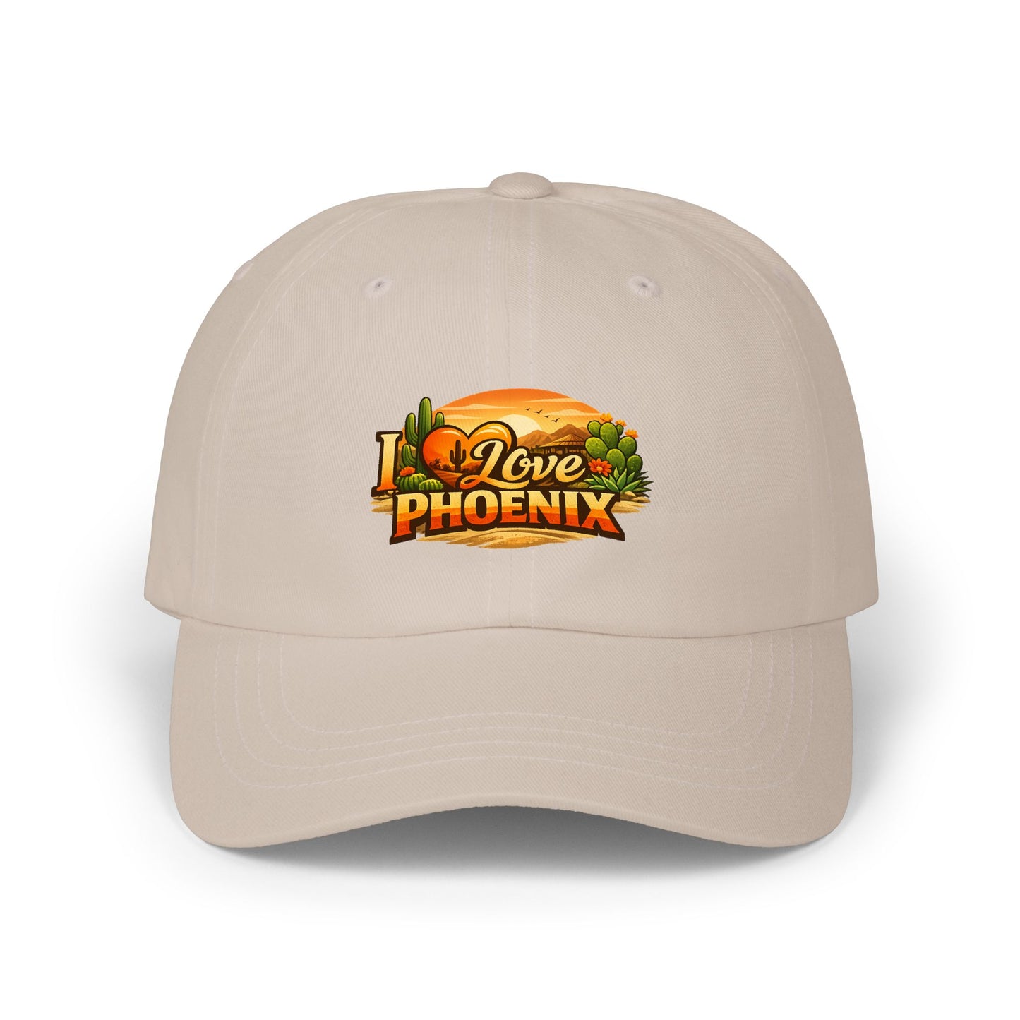 Dad Cap — I Love Phoenix Sunset Embroidered Hat